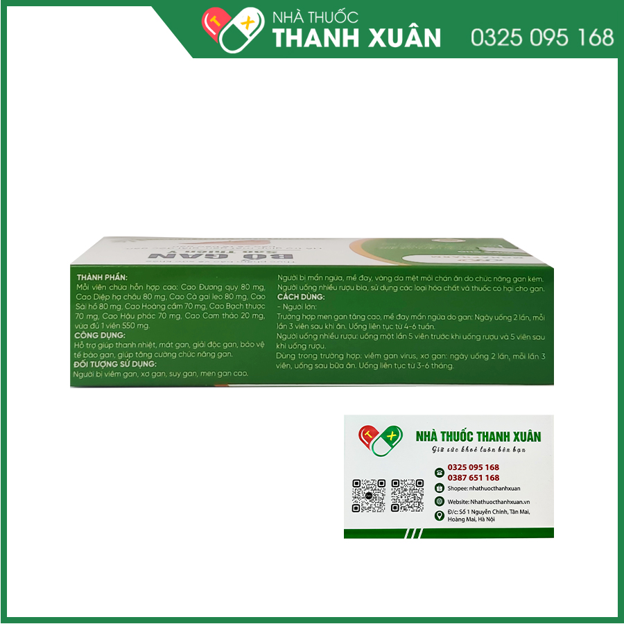 Bổ Gan Sao Thiên Y giúp hỗ trợ giải nhiệt, mát gan, giải độc gan, bảo vệ tế bào gan, giúp tăng cường chức năng gan